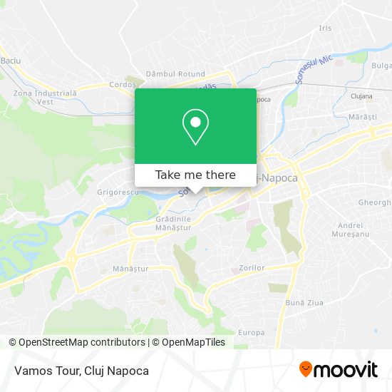 Vamos Tour map