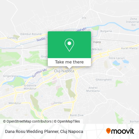 Dana Rosu Wedding Planner map