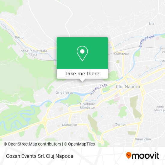 Cozah Events Srl map