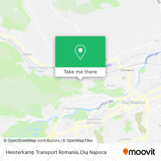 Heisterkamp Transport Romania map
