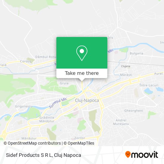 Sidef Products S R L map