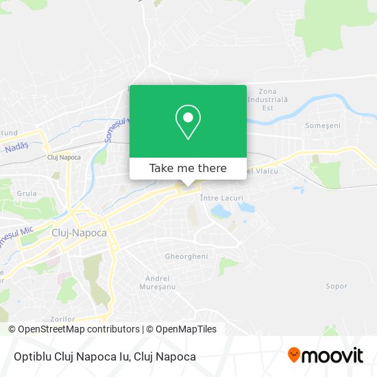 Optiblu Cluj Napoca Iu map