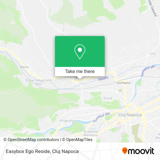 Easybox Ego Reside map