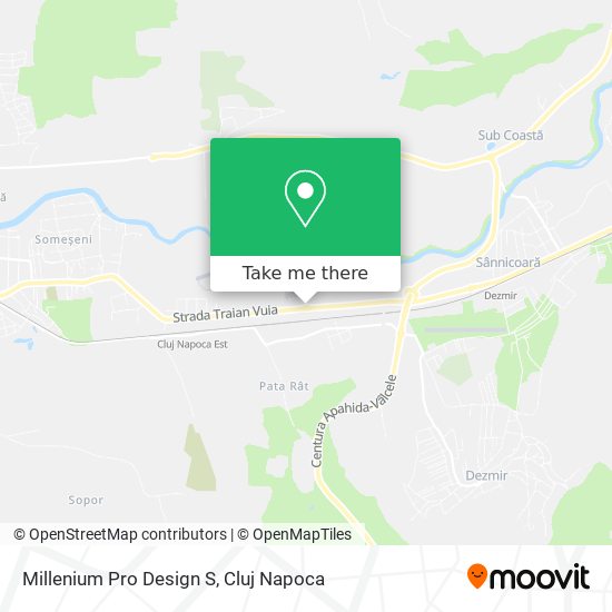 Millenium Pro Design S map