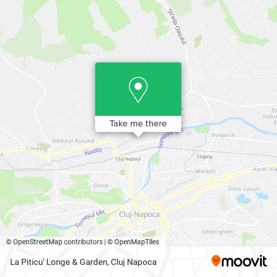 La Piticu' Longe & Garden map