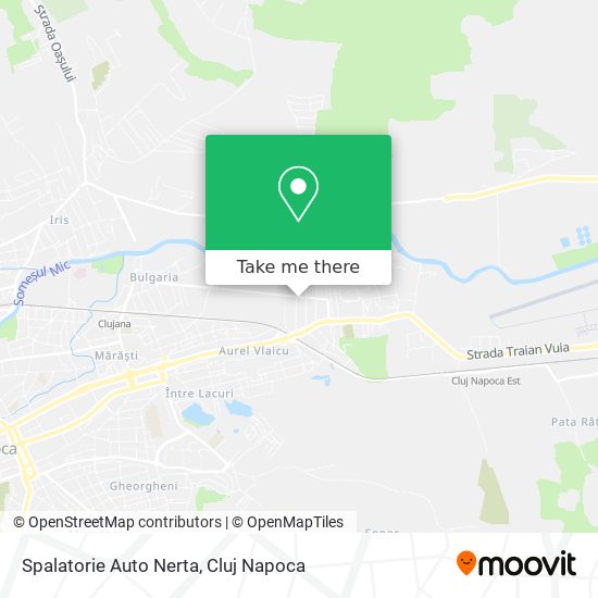 Spalatorie Auto Nerta map