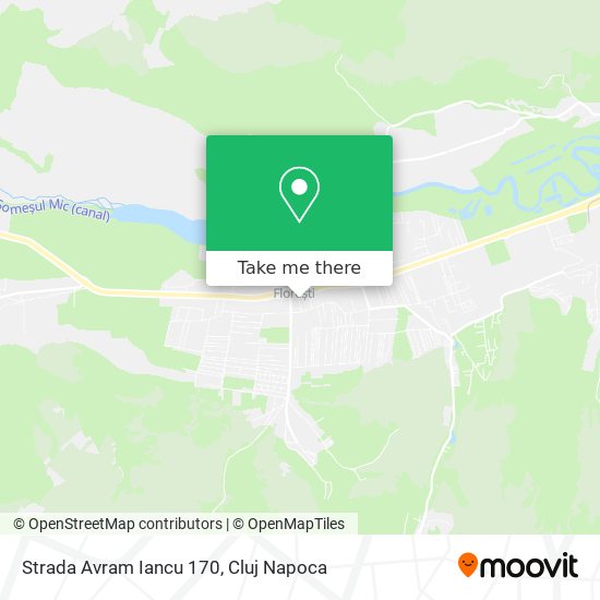 Strada Avram Iancu 170 map