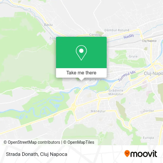 Strada Donath map