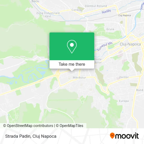 Strada Padin map