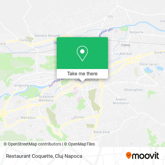Restaurant Coquette map