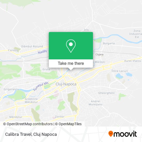 Calibra Travel map