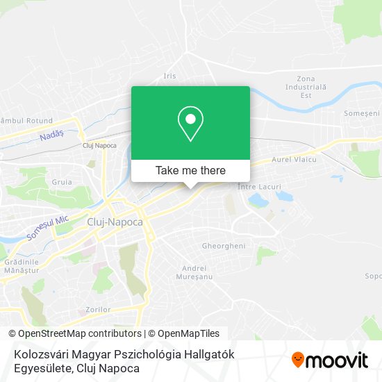 Kolozsvári Magyar Pszichológia Hallgatók Egyesülete map