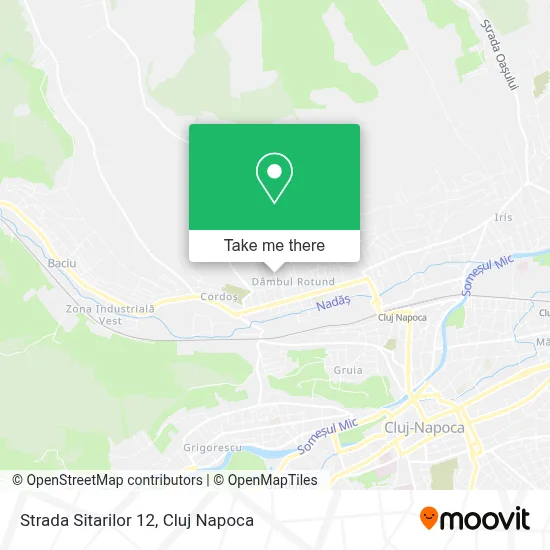 Strada Sitarilor 12 map