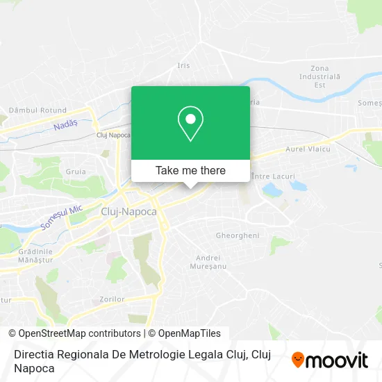 Directia Regionala De Metrologie Legala Cluj map