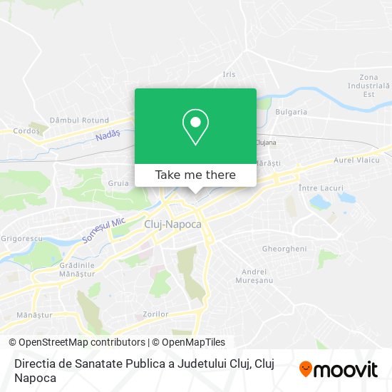Directia de Sanatate Publica a Judetului Cluj map