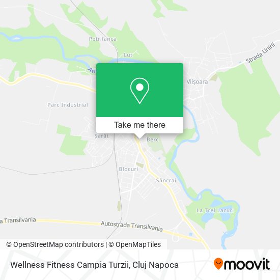 Wellness Fitness Campia Turzii map