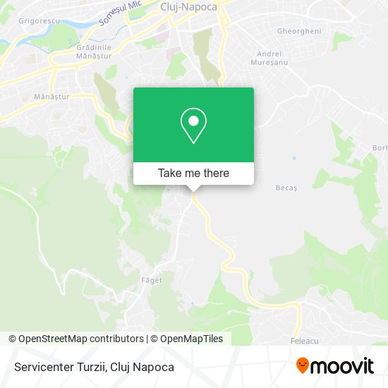 Servicenter Turzii map