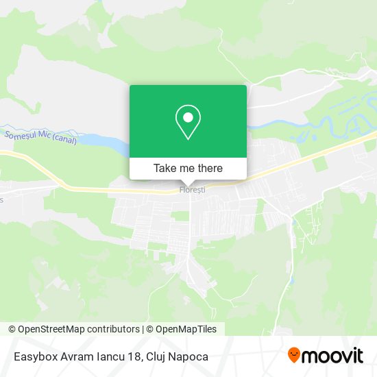 Easybox Avram Iancu 18 map