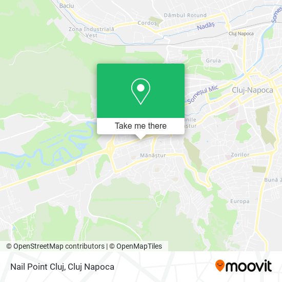 Nail Point Cluj map