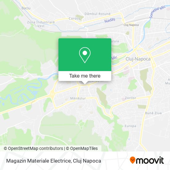 Magazin Materiale Electrice map