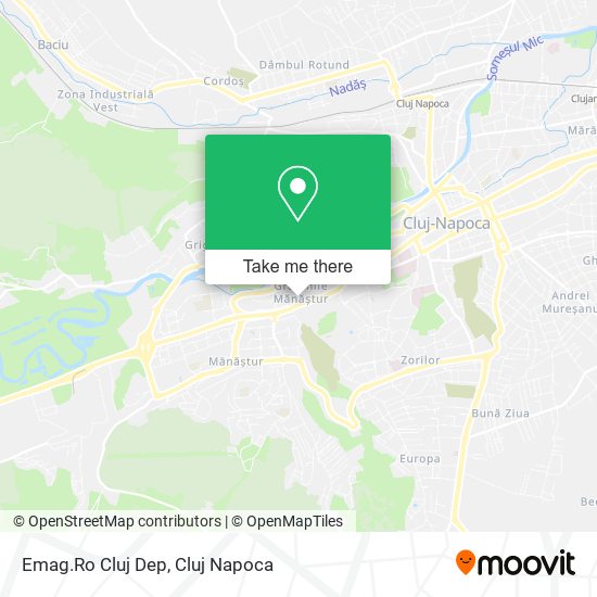 Emag.Ro Cluj Dep map