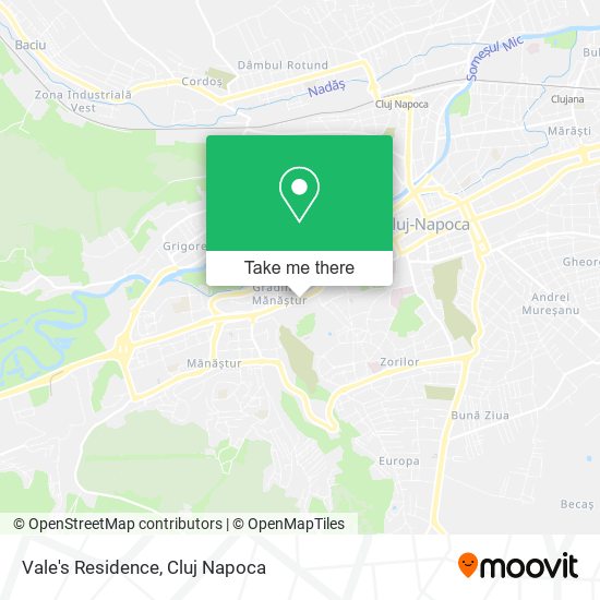 Vale's Residence map