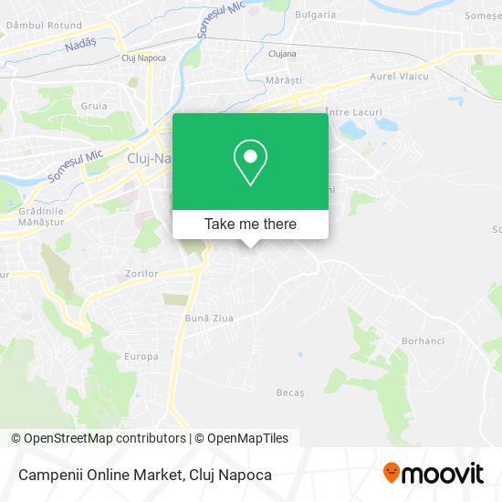 Campenii Online Market map