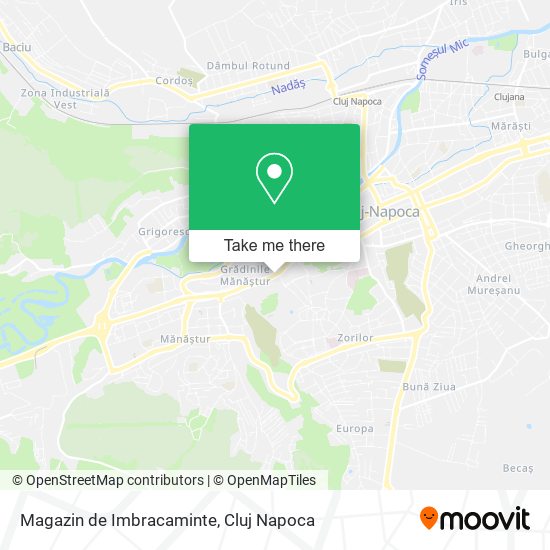 Magazin de Imbracaminte map