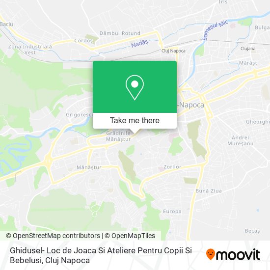 Ghidusel- Loc de Joaca Si Ateliere Pentru Copii Si Bebelusi map