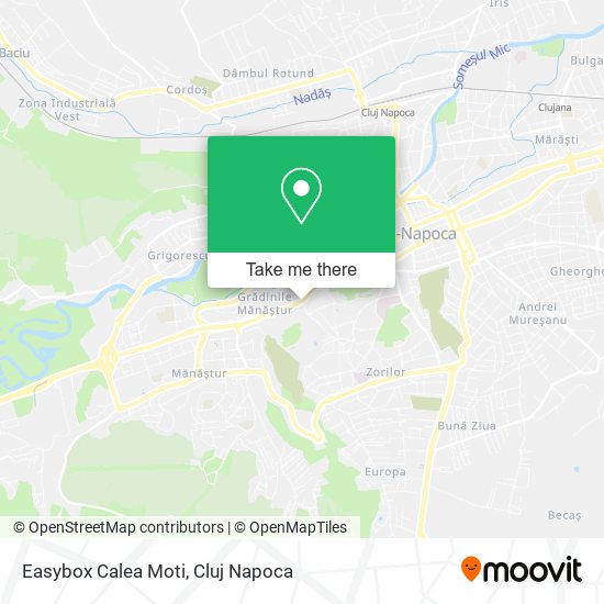 Easybox Calea Moti map