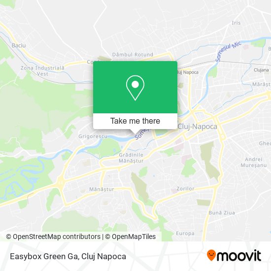 Easybox Green Ga map