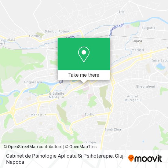 Cabinet de Psihologie Aplicata Si Psihoterapie map