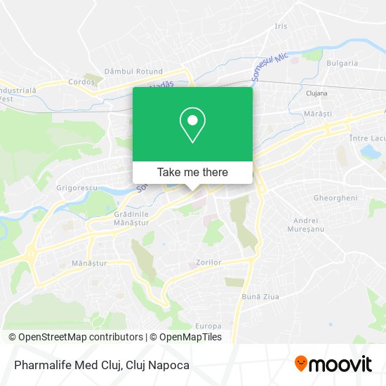 Pharmalife Med Cluj map