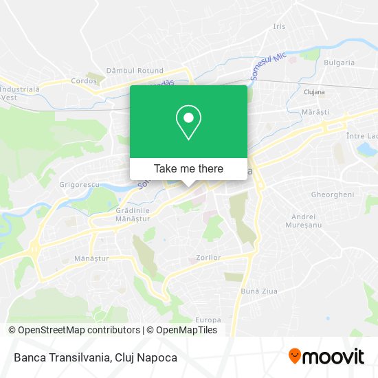 Banca Transilvania map