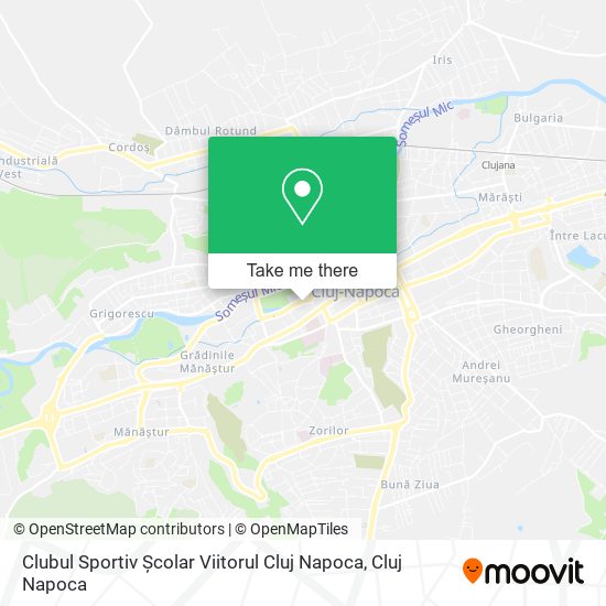 Clubul Sportiv Școlar Viitorul Cluj Napoca map