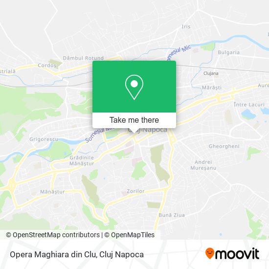 Opera Maghiara din Clu map