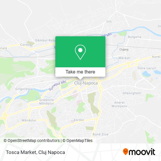Tosca Market map