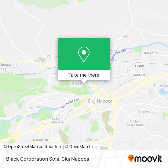 Black Corporation Sola map