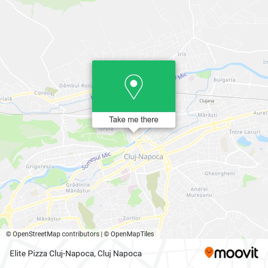 Elite Pizza Cluj-Napoca map
