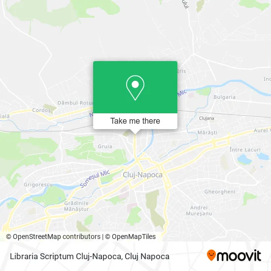 Libraria Scriptum Cluj-Napoca map