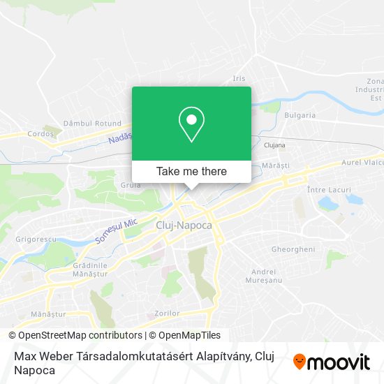 Max Weber Társadalomkutatásért Alapítvány map