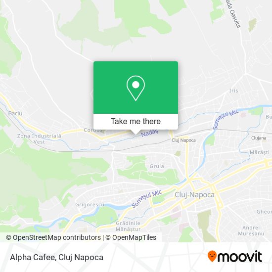 Alpha Cafee map