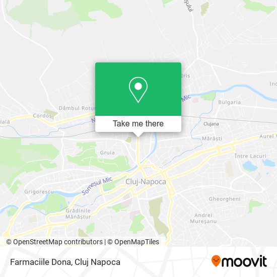 Farmaciile Dona map