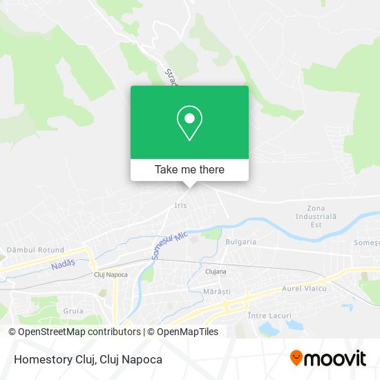 Homestory Cluj map