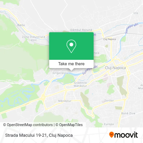 Strada Macului 19-21 map