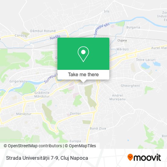 Strada Universității 7-9 map