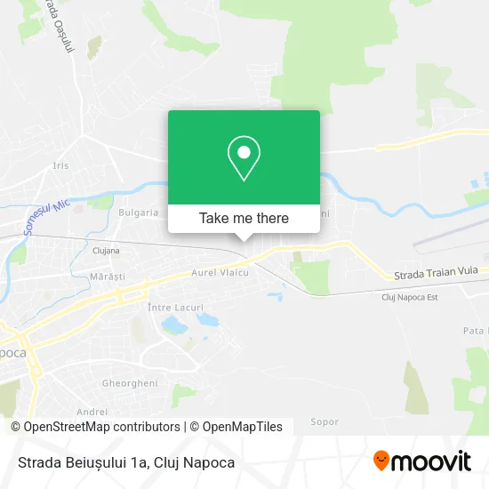 Strada Beiușului 1a map