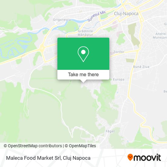 Maleca Food Market Srl map