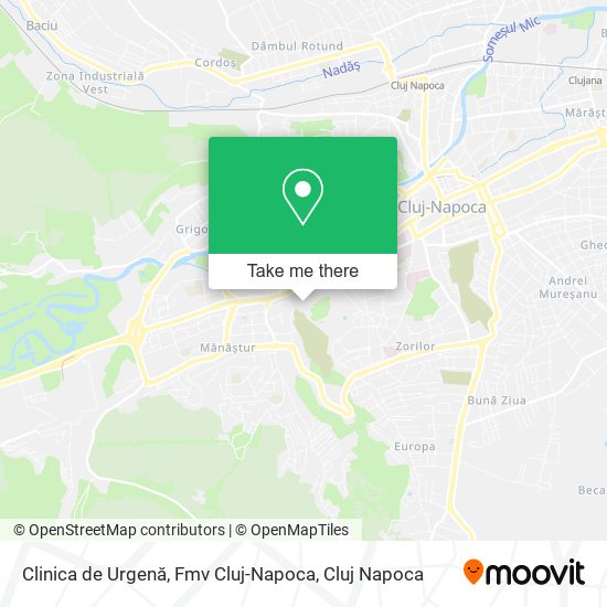 Clinica de Urgenă, Fmv Cluj-Napoca map