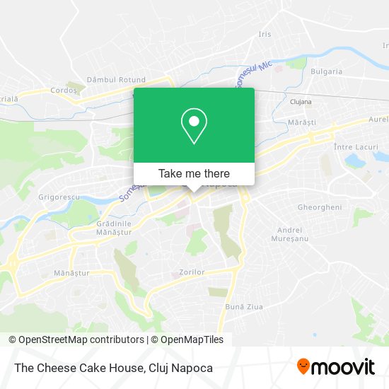 The Cheese Cake House map